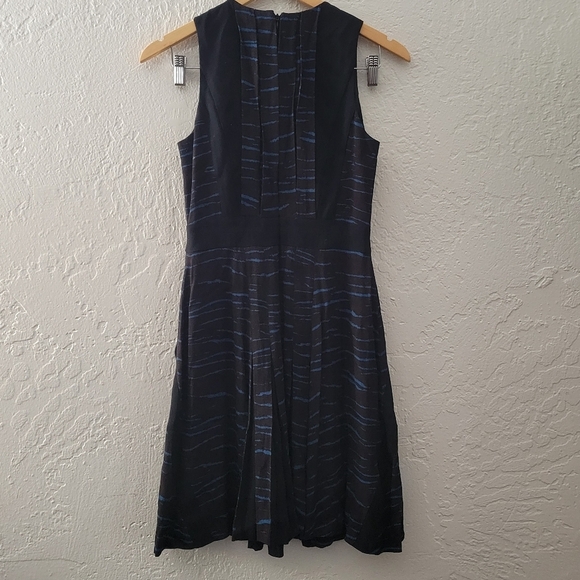 Rebecca Taylor Sleeveless Tiger Pleat Dress Size 0 NWT - Picture 6 of 9
